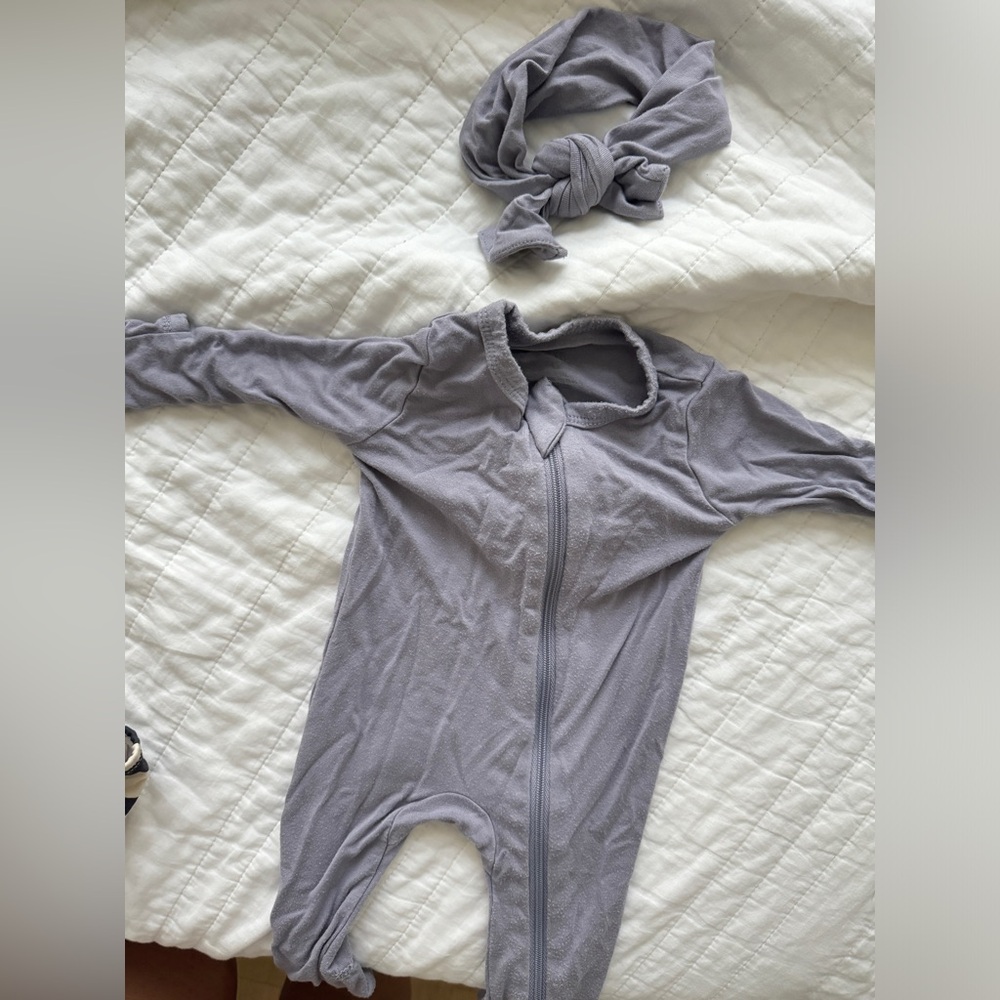 kyte baby | footed zippy | newborn | taro